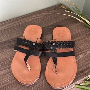 BLACK SANDALS | Size 9 | worn once